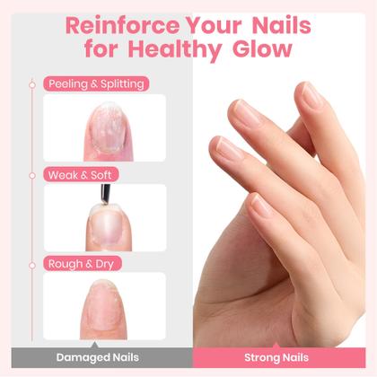 Imagem de Fortalecedor de Unhas Beetles Esmalte Gel 15ml Rosa