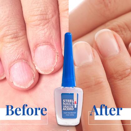 Imagem de Fortalecedor de unhas e esmalte transparente Amen Beauty Steel Nails