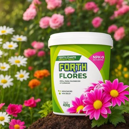 Imagem de Forth Flores 400g Fertilizante Adubo para Plantas