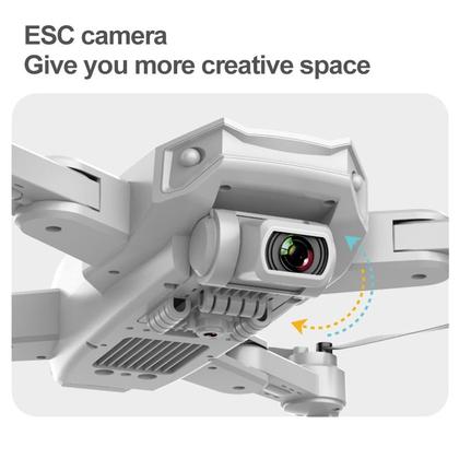 Imagem de Fotografia aérea de câmera dupla S608 Pro GPS Drone 6K HD