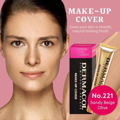 Imagem de Foundation Dermacol Mini Full Coverage 13 mL SPF30 à prova d'água