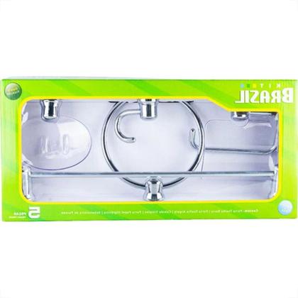 Imagem de Fox Kit Aces.P/Wc Brasil Cromado  5Pc