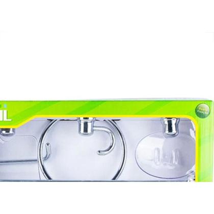 Imagem de Fox Kit Aces.P/Wc Brasil Cromado  5Pc