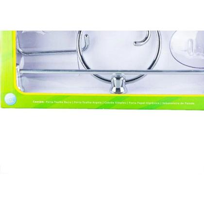 Imagem de Fox Kit Aces.P/Wc Brasil Cromado  5Pc