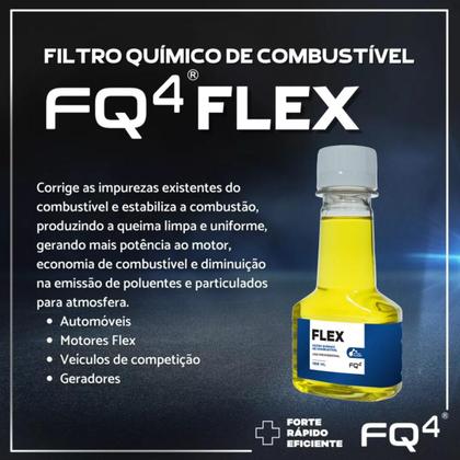 Imagem de Fq4 Flex Aditivo 200ml Para Carros Flex Etanol Gasolina