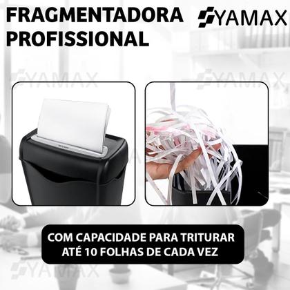 Imagem de Fragmentadora Aurora As1060sb 10fls Preto Tiras