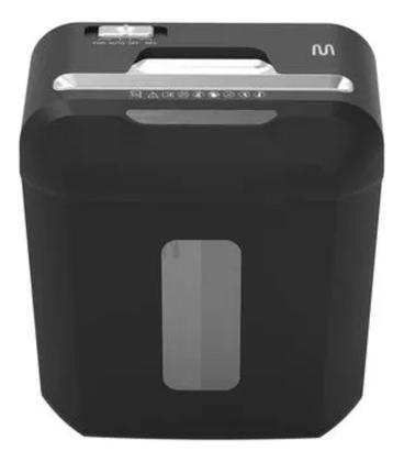 Imagem de Fragmentadora Trituradora Picotadora Papel e Cartão Multi OF017 Corte Partículas 10 Folhas Cesto 14L