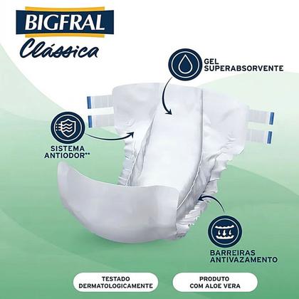Imagem de Fralda Adulto Bigfral Clássica XG 07 Unidades