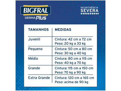 Imagem de Fralda Adulto Bigfral Derma Plus Noturna G 07 Unidades