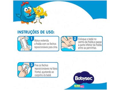 Imagem de Fralda Babysec Galinha Pintadinha Ultrasec