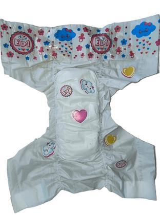 Imagem de Fralda Boneca Kit 40 un Cartela Adesivos ED1 Brinquedos Acessórios Infantil menina serve Baby Alive Little mommy boneca faz xixi reborn pequena