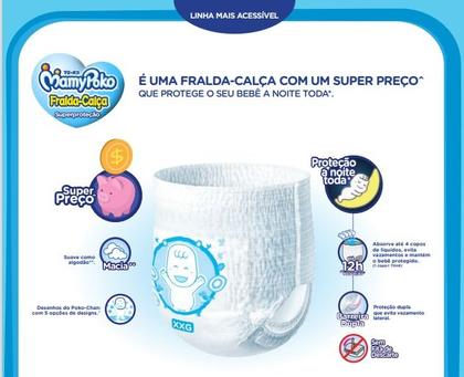Imagem de Fralda Calça Descartável MamyPoko Superproteção XG com 24 unidades