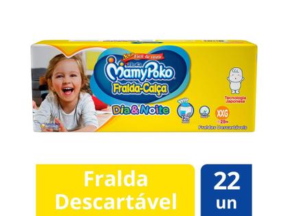 Imagem de Fralda Calça MamyPoko Dia&Noite Jumbo Tam. XXG - 15 a 25kg 22 Unidades