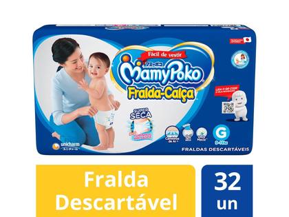 Imagem de Fralda-Calca MamyPoko Premium Seca G 30 Unidades 