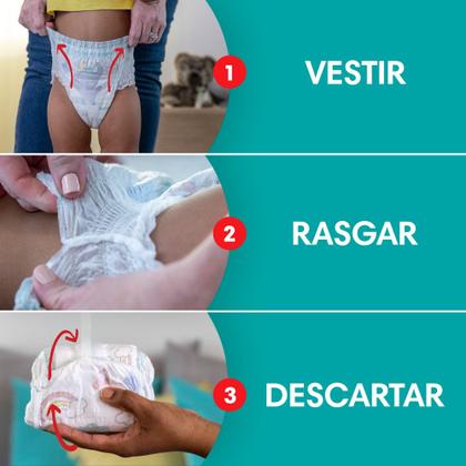 Imagem de Fralda Calça Pampers Pants Ajuste Total Tam. XG 11 a 15kg 86 Unidades