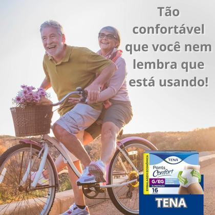 Imagem de Fralda Calcinha Descartável Adultos Geriátrica - Conforto e Praticidade (16 Unidades P/M/G/GG)