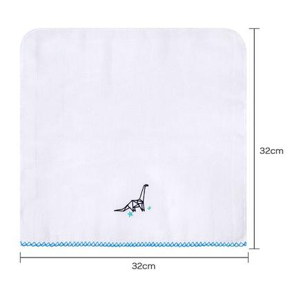 Imagem de Fralda de Boca Paninho de Boca Babete Bordada Para Bebê Com 3 Unidades Papizinha