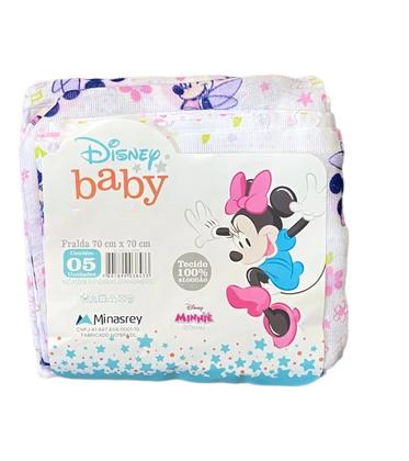 Imagem de Fralda De Pano Luxo Disney Cx Com 05 Unds - Minnie