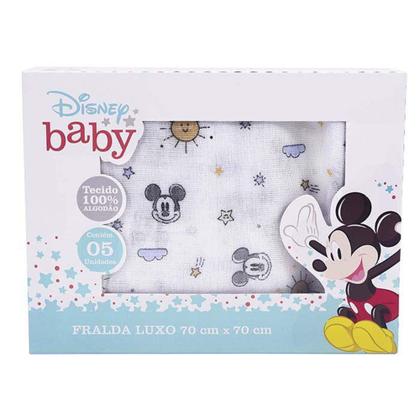 Imagem de Fralda de Pano Luxo Disney Sweet 5 un 70 x 70cm na Caixa - DISNEY BABY