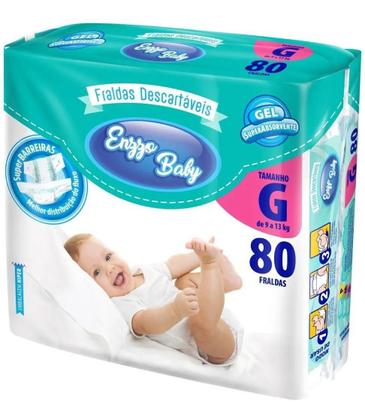 Imagem de Fralda Descartável Baby Felt Noturna Infantil G - 80 Unidades 