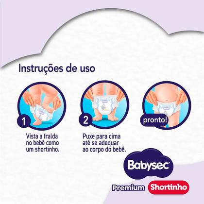 Imagem de Fralda Descartável Babysec Galinha Pintadinha Shortinho Hiper Xg Com 42 Unidades