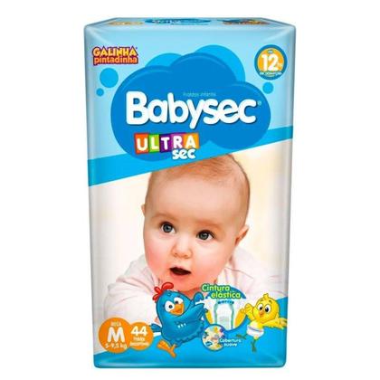 Imagem de Fralda Descartável Babysec Galinha Pintadinha Ultrasec Mega M 44 Un