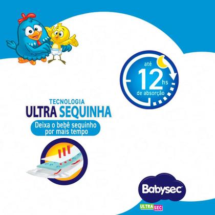 Imagem de Fralda Descartável Babysec Galinha Pintadinha Ultrasec XXG Com 48 Unidades