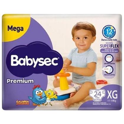 Imagem de Fralda Descartável Babysec Premium Roxa Todos os Tamanhos