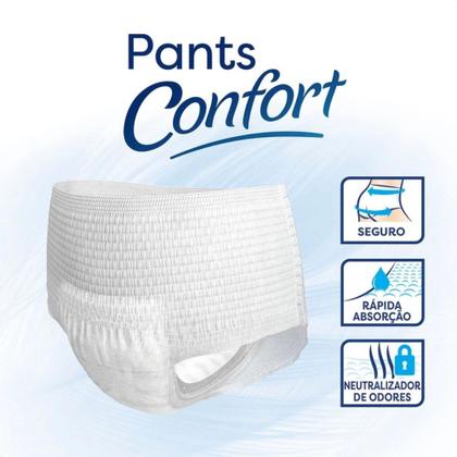 Imagem de Fralda Descartável Geriátrica/Adulto Tena Pants Confort P/M G/GG Pacotes com 16 Unidades