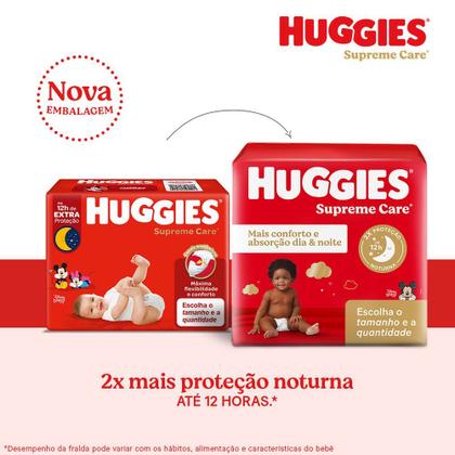 Imagem de Fralda Descartável Huggies Supreme Care G 66 Unidades