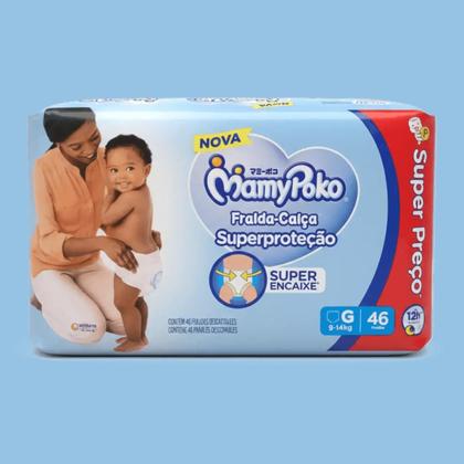 Imagem de Fralda Descartável Mamypoko Calça SuperProteção Hiper G 46 Unidades
