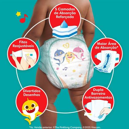 Imagem de Fralda Descartável Pampers Supersequinha Mega G 34 Unidades