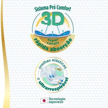 Imagem de Fralda Descartável Personal Baby Premium Protection 3D Mega M 34 Unidades