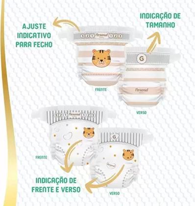 Fralda Descartavel Personal Premium Mega 3 Pacotes Tamanho M Com 38 Unidades Cada Imagem de Fralda Descartavel Personal Premium Mega 3 Pacotes Tamanho M Com 38 Unidades Cada