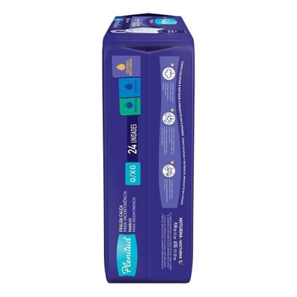 Imagem de Fralda Descartável Plenitud Noturna G/XG Roupa Íntima - 2 Pacotes com 24 Fraldas - Total 48 Tiras