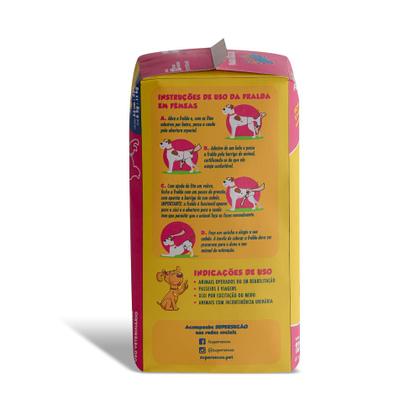 Imagem de Fralda Descartável Super Secão para Cães Fêmea PP C/12 Und