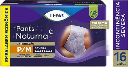 Imagem de Fralda descartável tena pants noturna p/m c/16 unidades