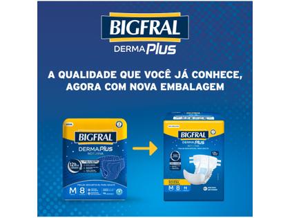 Imagem de Fralda Geriátrica Bigfral M Noturna Derma Plus