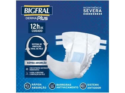 Imagem de Fralda Geriátrica Bigfral M Noturna Derma Plus