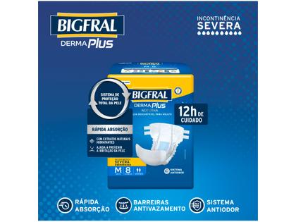 Imagem de Fralda Geriátrica Bigfral M Noturna Derma Plus
