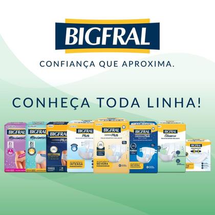 Imagem de Fralda Geriátrica Clássica Tamanho G Alta Absorção Bigfral 7 Unidades