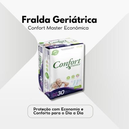 Imagem de Fralda Geriátrica Descartável Confort Master Econômica