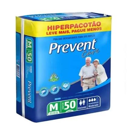 Imagem de Fralda Geriatrica Prevent Care M 1 Pacote Com 50 unidades