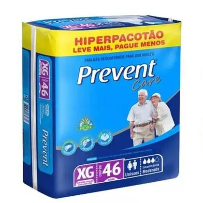 Imagem de Fralda Geriatrica Prevent Care XG 1 Pacote Com 46 unidades