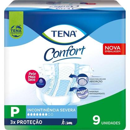 Imagem de Fralda Geriátrica Tena Confort P 9 Unidades