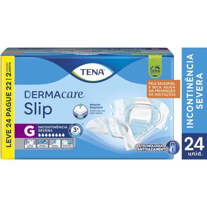 Imagem de Fralda Geriátrica Tena Slip Dermacare G Leve 24 Pague 22