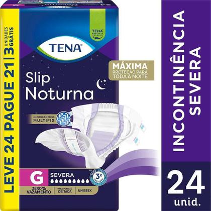 Imagem de Fralda Geriátrica Tena Slip Noturna G Leve 24 Pague 21 unidades