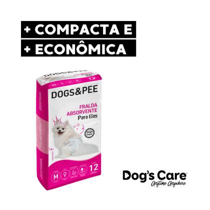 Imagem de Fralda higiênica descartável fêmea dogs&pee m 12 und