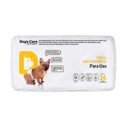 Imagem de Fralda Higiênica Dogs Care Ecofralda para Cães Machos 24 unidades - Tamanho G