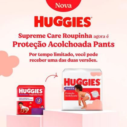 Imagem de Fralda Huggies Pants Roupinha Proteção Acolchoada Tamanho G Pacote Jumbo 18 Unidades Descartáveis